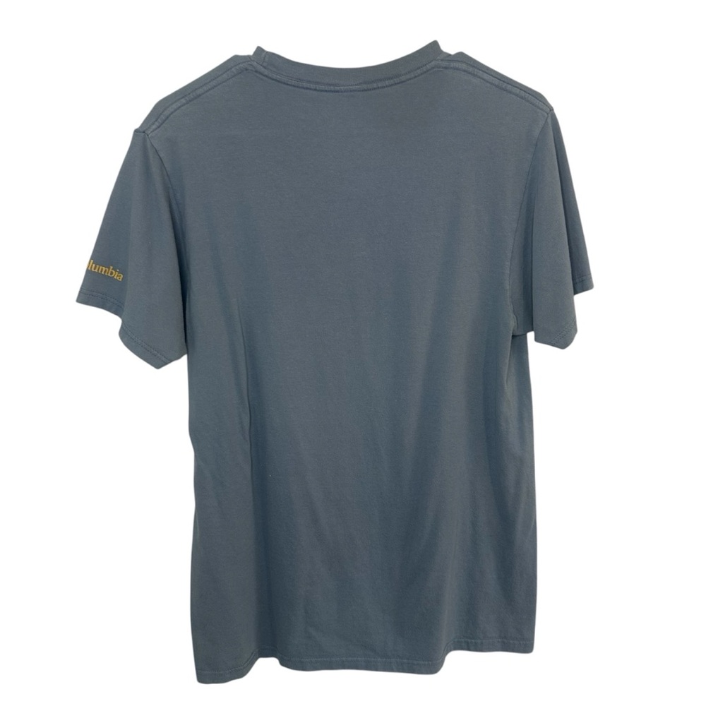 Columbia Men's Blue Graphic T-Shirt MEDIUM SOFT Classic - Picture 5 of 7